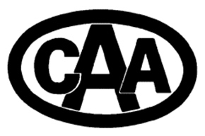 CAA logo and design certification mark