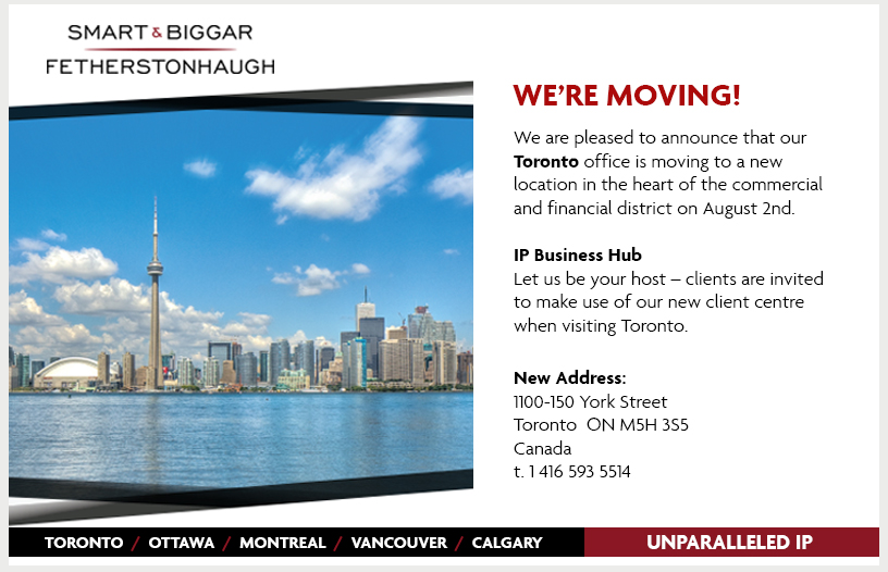 Smart & Biggar's Toronto Office Move