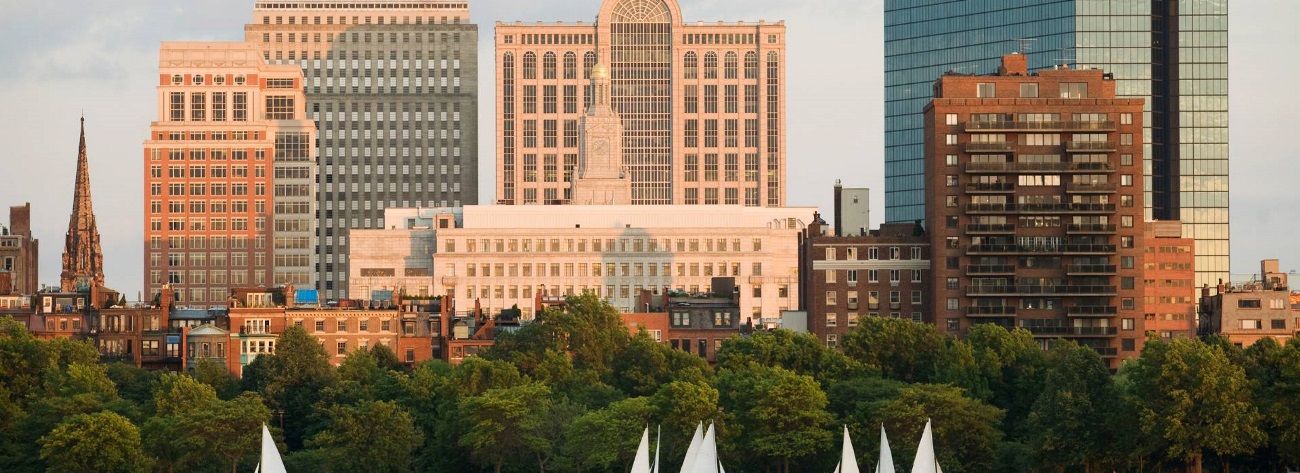 Charles river with Boston skyline, Massachusetts - Link to BIO 2025: Connect with Smart & Biggar’s leading Canadian Life Sciences team