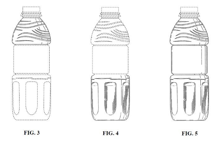 shape of three bottles