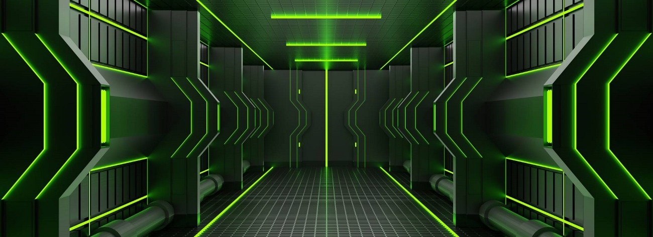 3D Rendering High Tech Tunnel