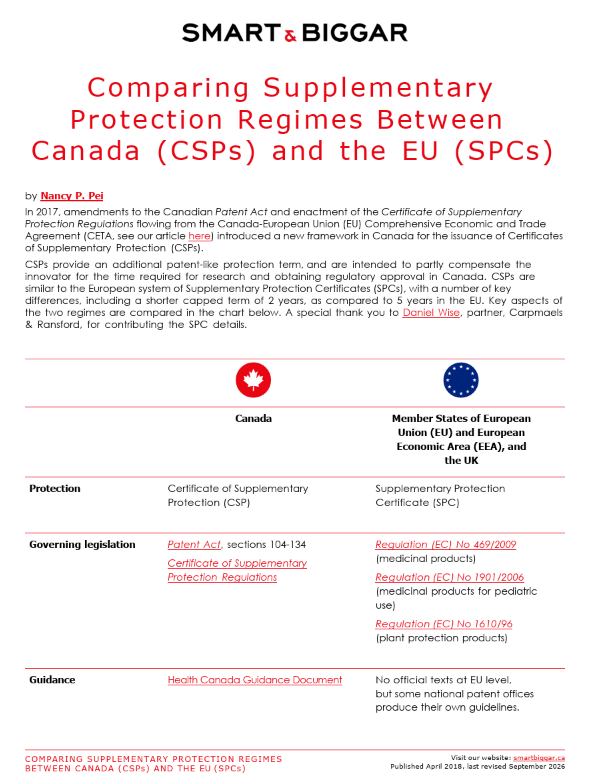 CSP and SPCs