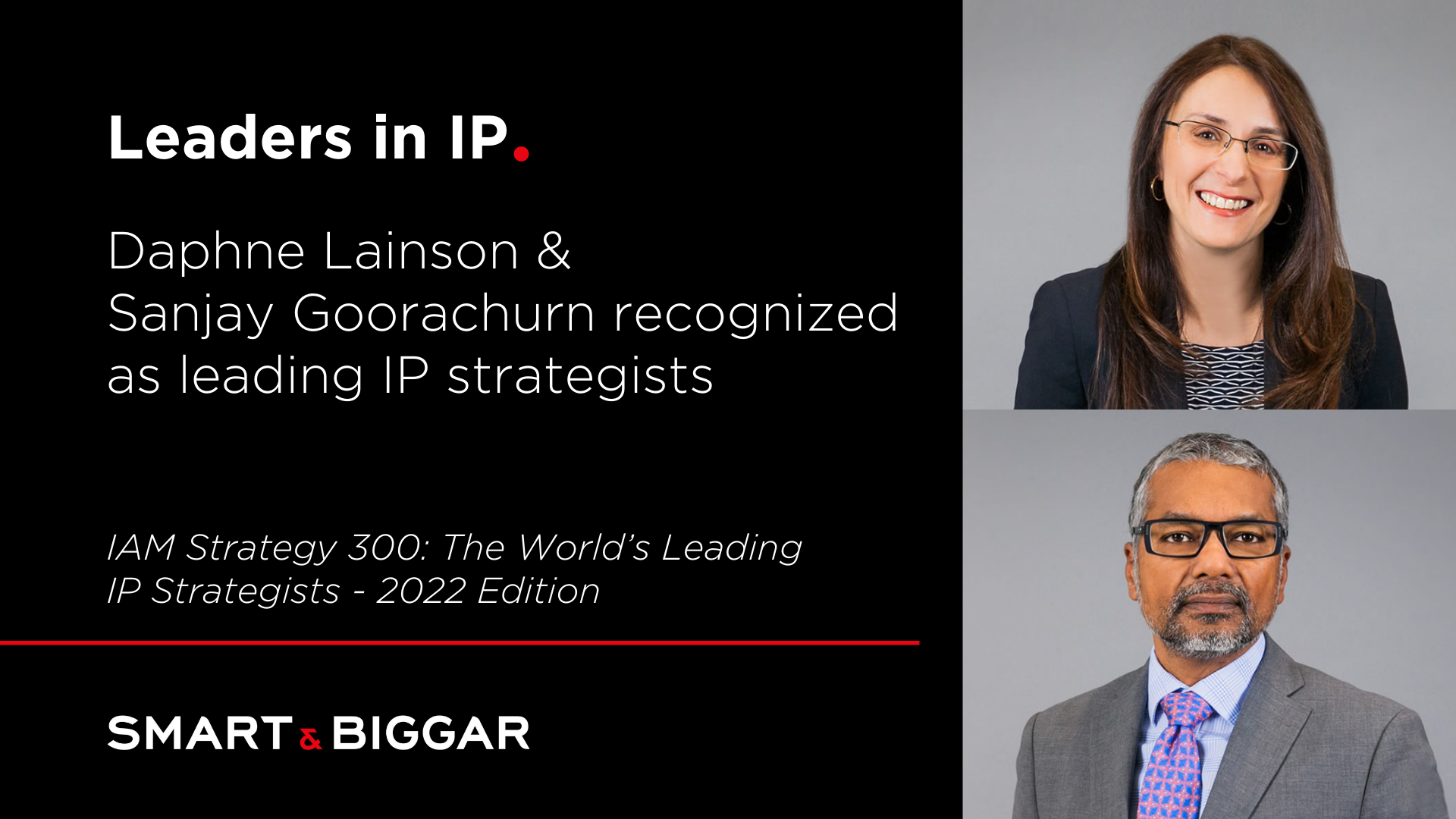 Smart & Biggar partners recognized in the 2022 edition of IAM Strategy