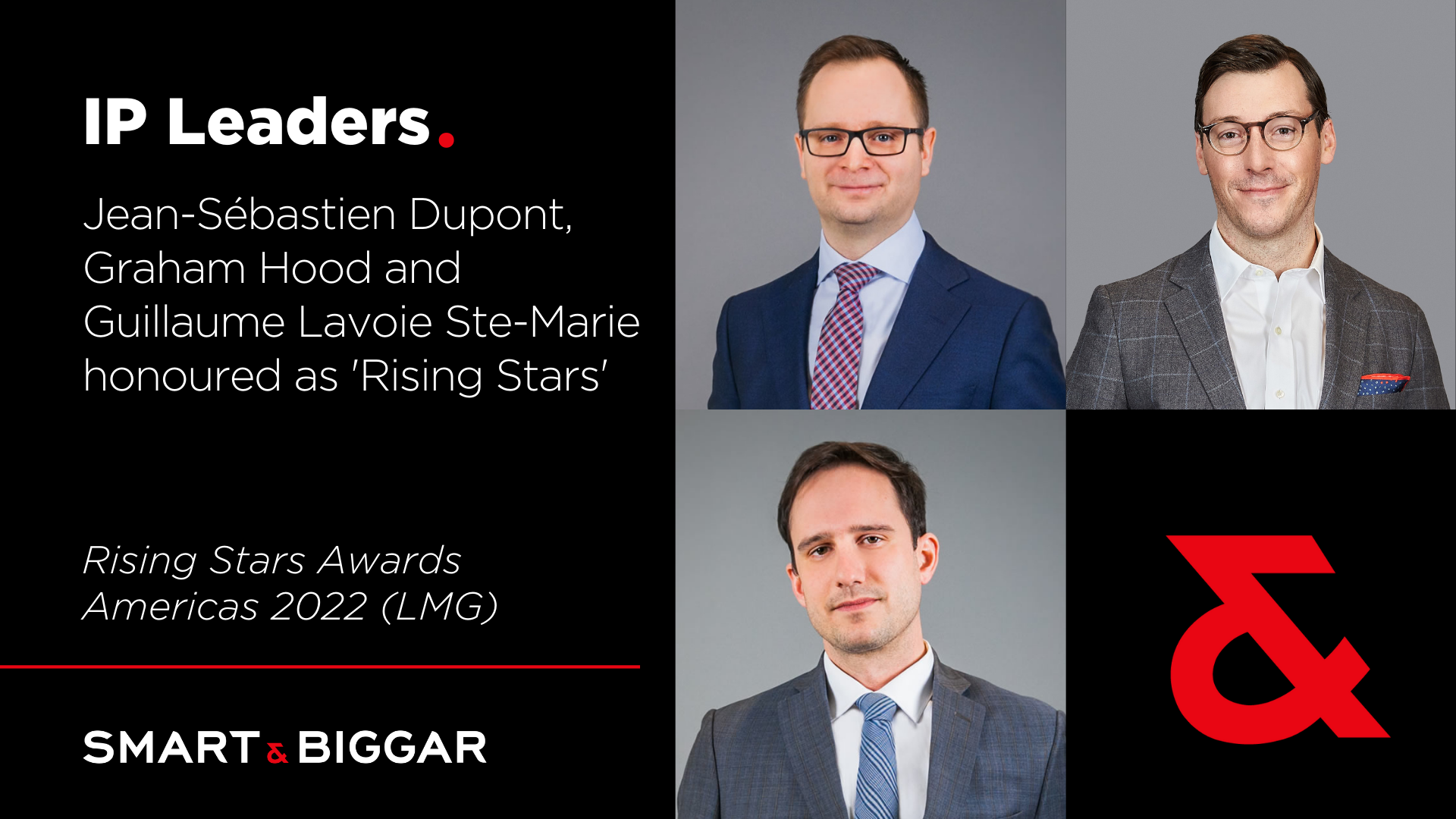 Smart & Biggar sees three principals honoured in the Rising Stars ...